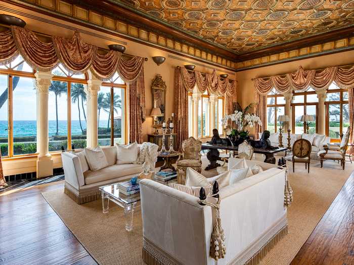 The Spanish-style mansion was designed by famed 1920s architect Addison Mizner in 1925.