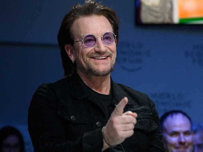 Bono joined U2 44 years ago and is still making music.