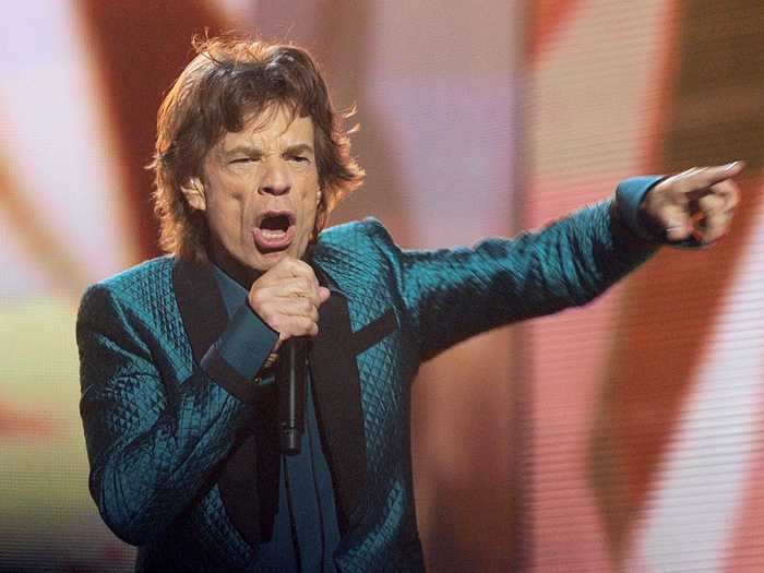 Mick Jagger and the Rolling Stones scored their first hit single in 1964.