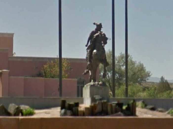 The Don Juan de Oñate statue in New Mexico has been vandalized multiple times.