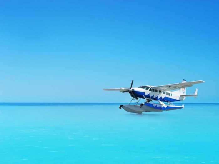 The only way to reach the island is by boat or seaplane charter.