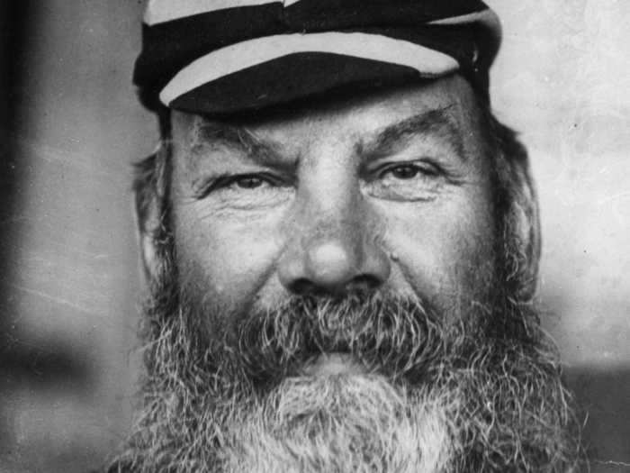 One of the pioneers of cricket, WG Grace played the sport for 44 years.