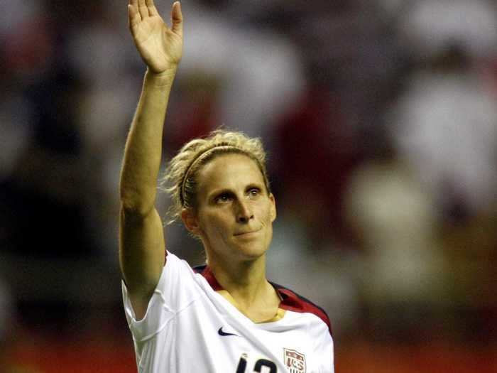 Nicknamed "Queen of Caps," Kristine Lilly has represented her country more than any other female soccer player in history.