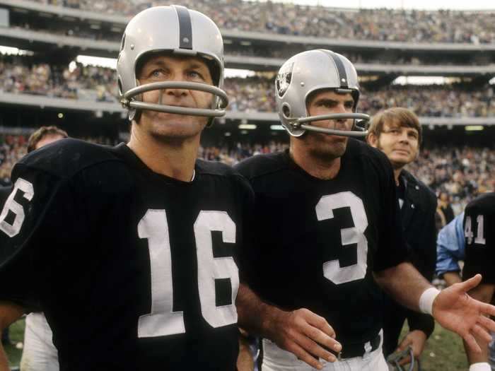 George Blanda spent 26 seasons in the NFL as both a quarterback and kicker.