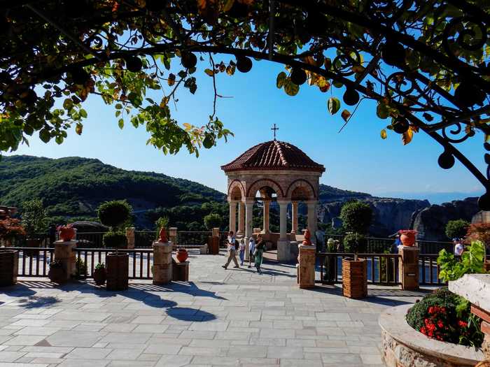 The Varlaam Monastery was constructed in 1350 and named for the first monk to establish a monastery on the rock.