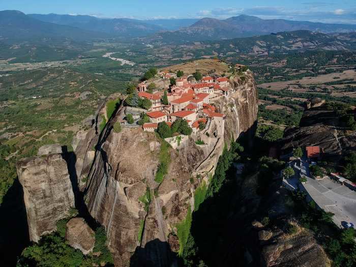 Over the centuries, around 30 monasteries were established in Meteora.