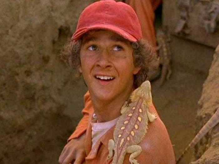 LaBeouf starred as Stanley Yelnats in the Disney hit "Holes" (2003).