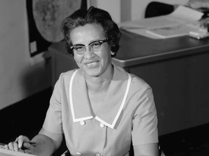 Katherine Johnson calculated trajectories for Alan Shepard, John Glenn, and Apollo 11