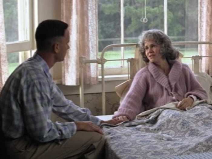 Sally Field is only 10 years older than Tom Hanks, but she played his mother in "Forrest Gump."