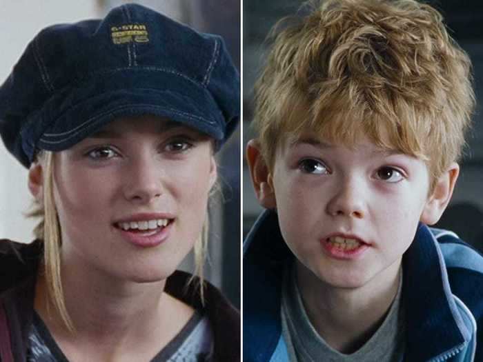 In "Love Actually," Juliet and Sam were played by actors who are only five years apart in age.