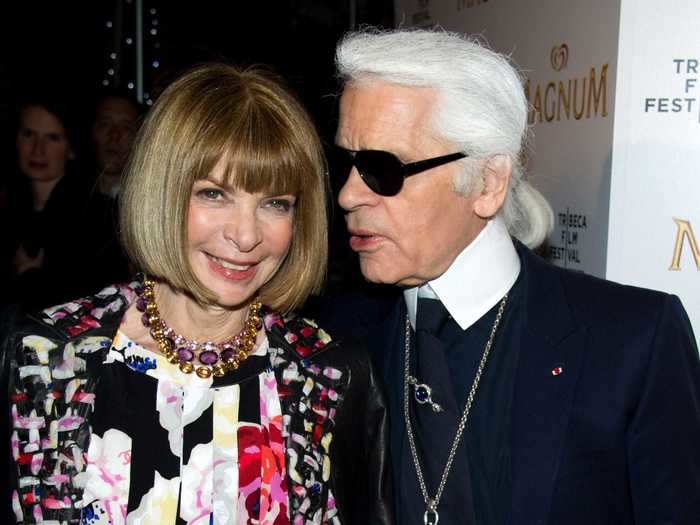 ... the late Karl Lagerfeld ...