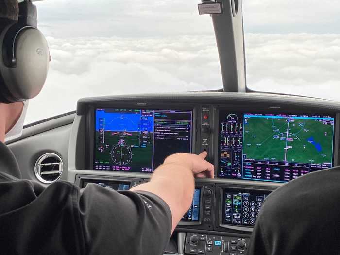 Worcester was located firmly below the clouds so an instrument approach would be required to access the airport. For the Vision Jet, it was nothing the autopilot couldn