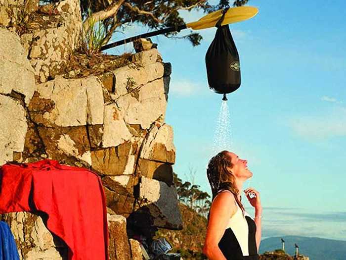 The best ultralight portable shower