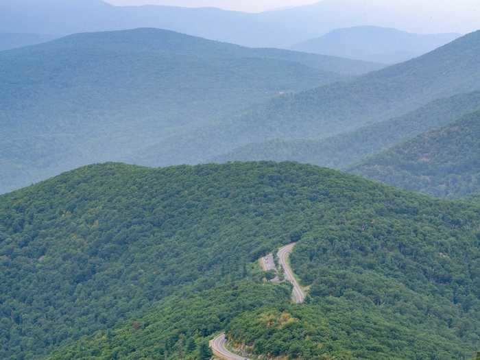 Skyline Drive runs through Virginia