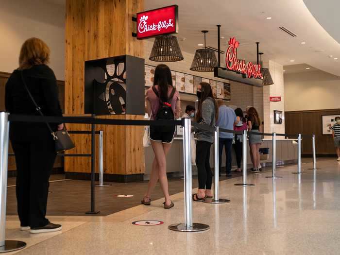 Even though the theme park and many stores remain closed, parts of the food court reopened. The mall will reduce seating capacities to make sure there is aminimum of 6 feet between each seated group of customers.