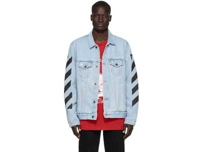 Off-White Ssense Exclusive Denim Temperature Jacket