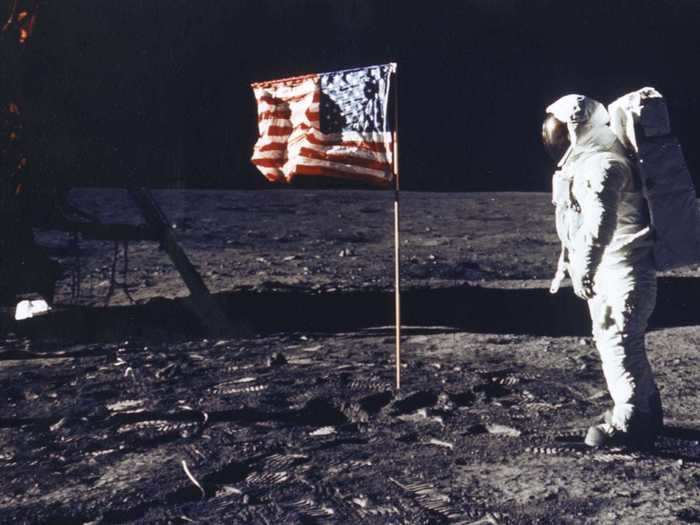 One of the most famous American flags is still one of the strangest. It was planted on the moon in 1969.