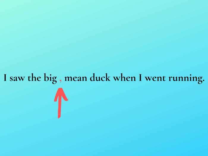 11. Use a comma between two adjectives that modify the same noun.