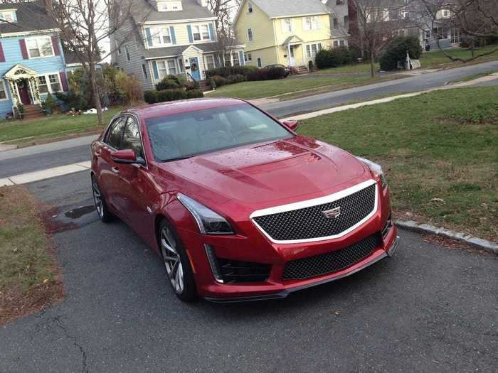 Cadillac CTS-V. Discontinued, but still one of my most memorable driving experiences. If you want a four-door Corvette Z06, the 640-horsepower, supercharged V8 under the CTS-V