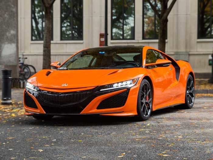 The Acura NSX. The hybrid supercar was designed by Michelle Christensen, and it combines rip-roaring velocity with show-stopping looks (the hybrid drivetrain serves up 573 horsepower). No surprise that we named it Business Insider