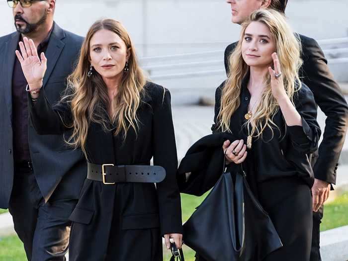 In 2018, Mary-Kate and Ashley rocked another set of chic all-black looks.