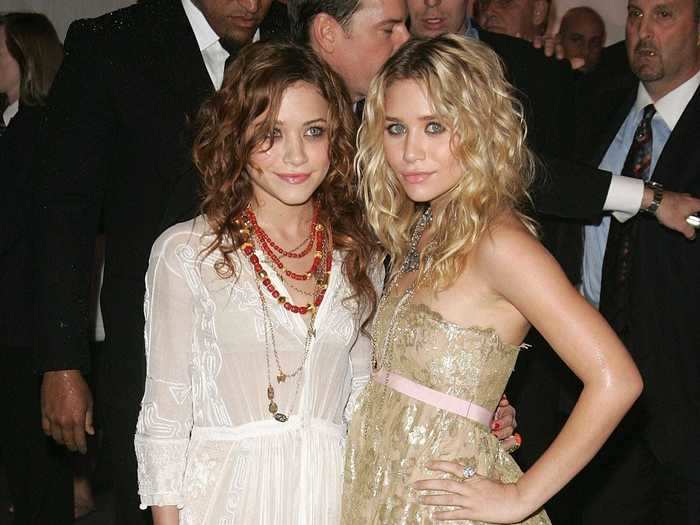For their first Met Costume Institute Gala in 2005, Mary-Kate and Ashley broke away from their matching looks yet again.