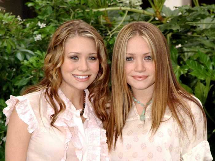 In 2005, Mary-Kate and Ashley coordinated again with flowy, sheer tops and Western-inspired belts at a London charity event.