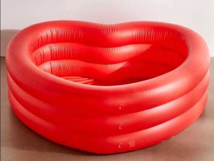 An inflatable pool is the perfect option for people who prefer lounging over swimming.