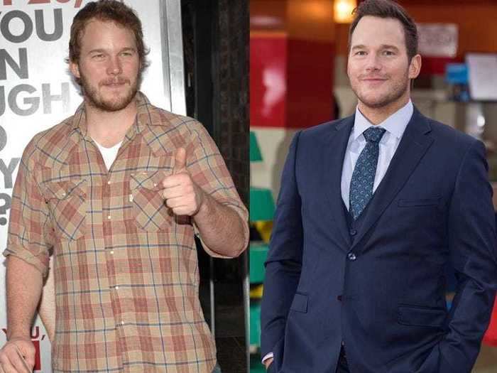 Chris Pratt lost 60 pounds for his role in a Marvel movie. He worked out for up to four hours a day.