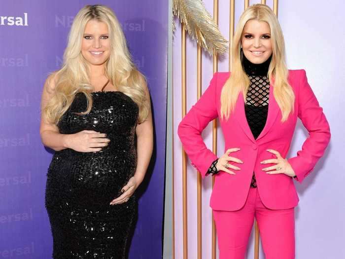 Jessica Simpson said she lost 100 pounds after having her third baby.