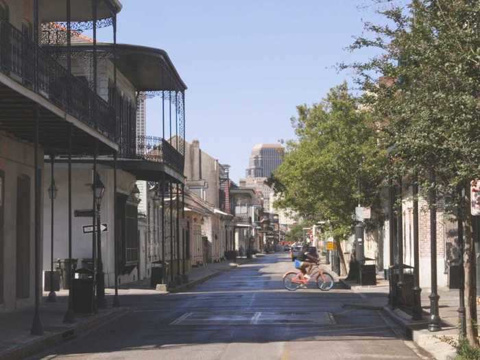 But the normally lively scenes of the French Quarter were barren during the spring of 2020 as a result of the coronavirus.