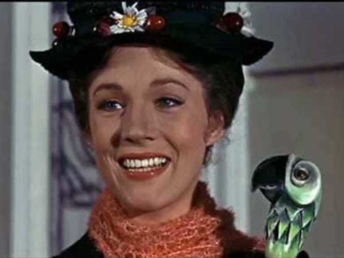 Julie Andrews kept a pair of shoes from "Mary Poppins."