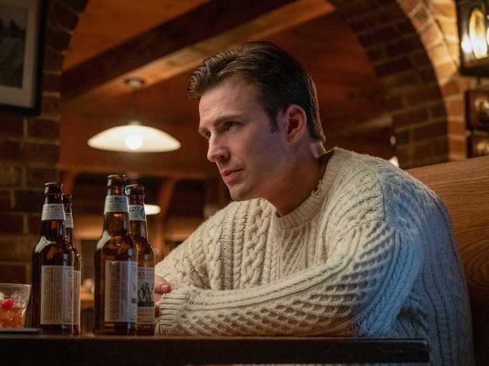 Chris Evans has almost a whole wardrobe from "Knives Out."