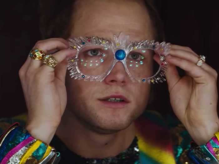 Taron Egerton said he took a neon sign from the "Rocketman" set.