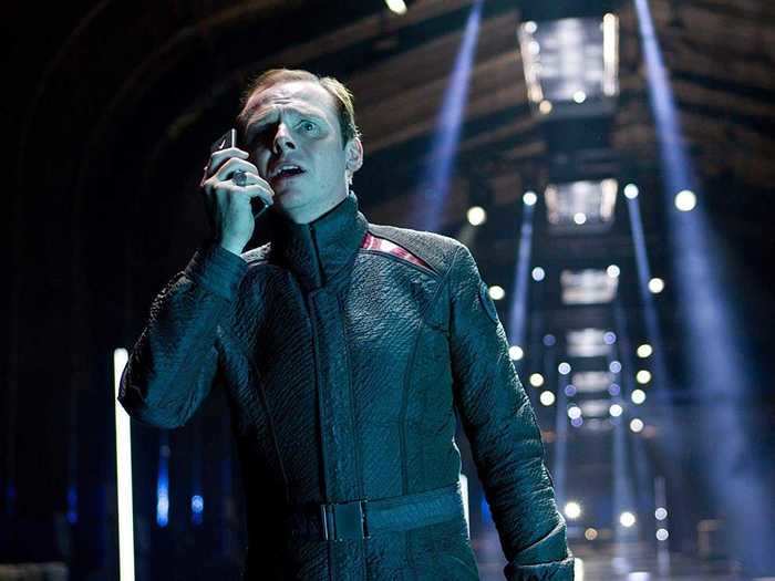 Simon Pegg said he took a Starfleet badge from "Star Trek: Into Darkness" but said he