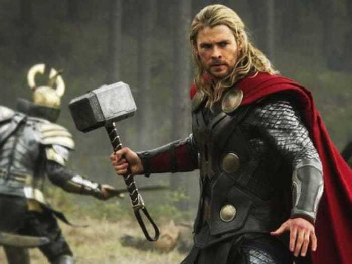 Chris Hemsworth said he took home multiple copies of Thor