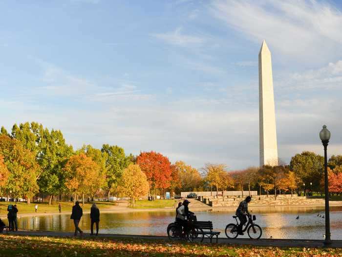 WASHINGTON, DC: The Washington Monument