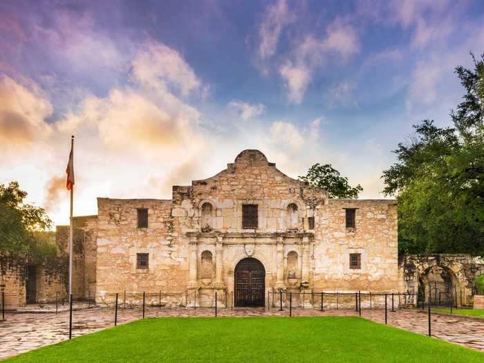 TEXAS: The Alamo in San Antonio