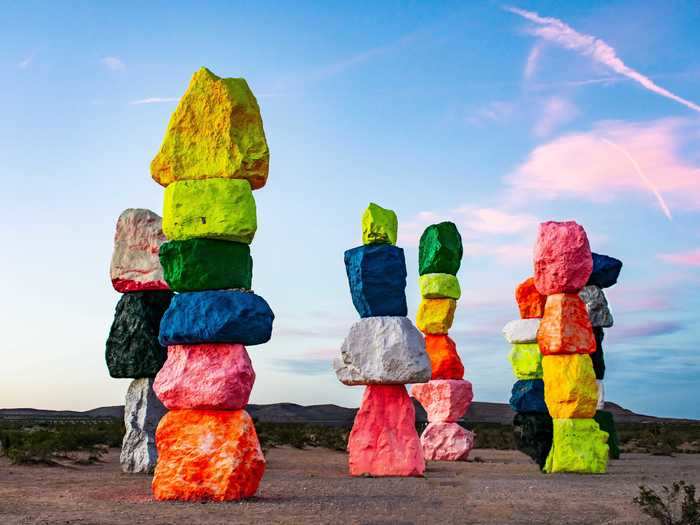 NEVADA: Seven Magic Mountains in Clark County