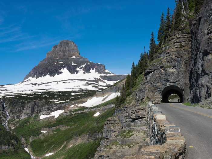 MONTANA: A glacier in Glacier County