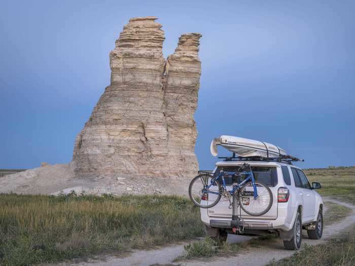 KANSAS: Castle Rock in Gove County