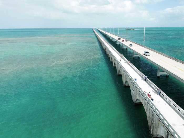 FLORIDA: The ocean near the Florida Keys