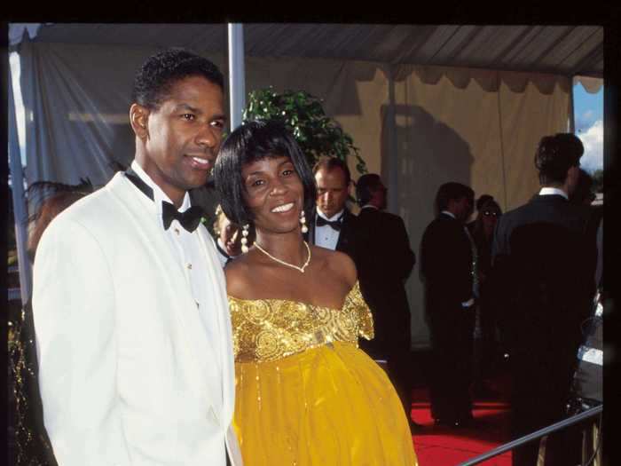 Pauletta Washington rocked a yellow maternity dress on the red carpet in 1991.