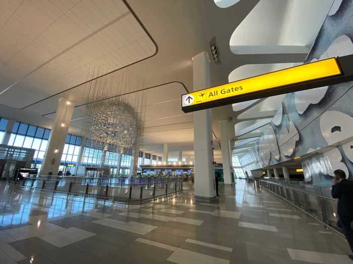 Public works art is also a key component to the terminal