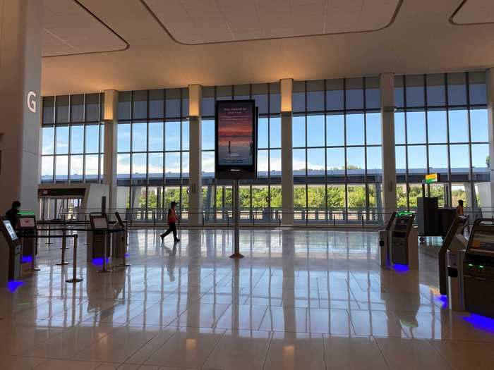 Floor to ceiling windows also let in bounds of natural light.