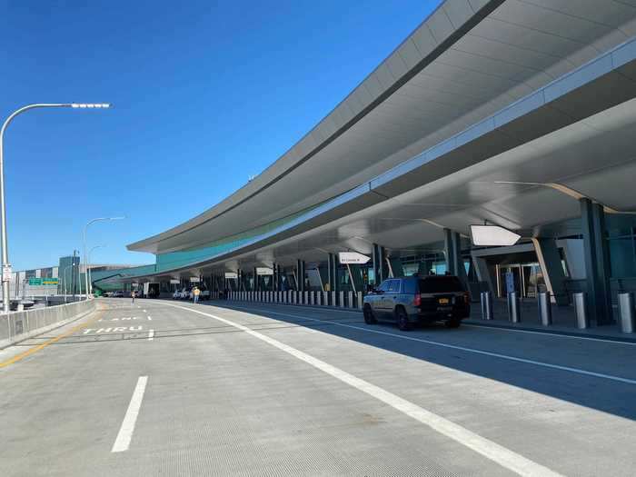 Starting Saturday at 4 a.m., passengers are dropped off here at the Arrivals and Departures Hall, also known as the headhouse.