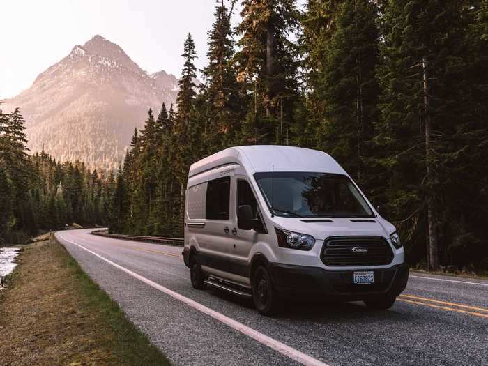 Cabana partnered with local companies for several amenities inside of the van.