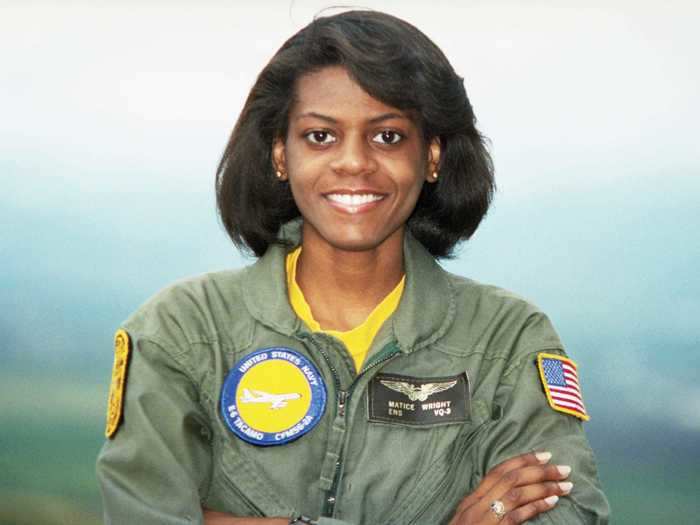 Matice Wright was the first African American woman to be a flight officer in the US Navy.