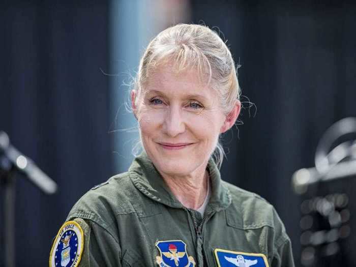 Jeannie Leavitt became the first female fighter pilot in the US Air Force in 1993.