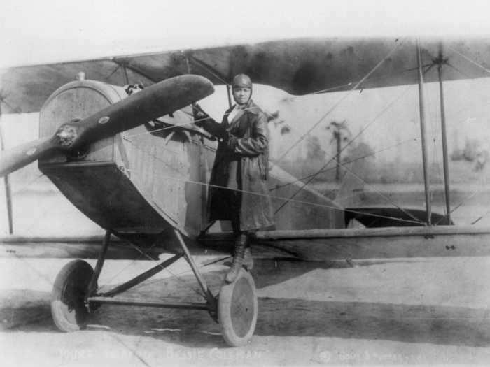 Bessie Coleman was the first African American woman to earn a pilot